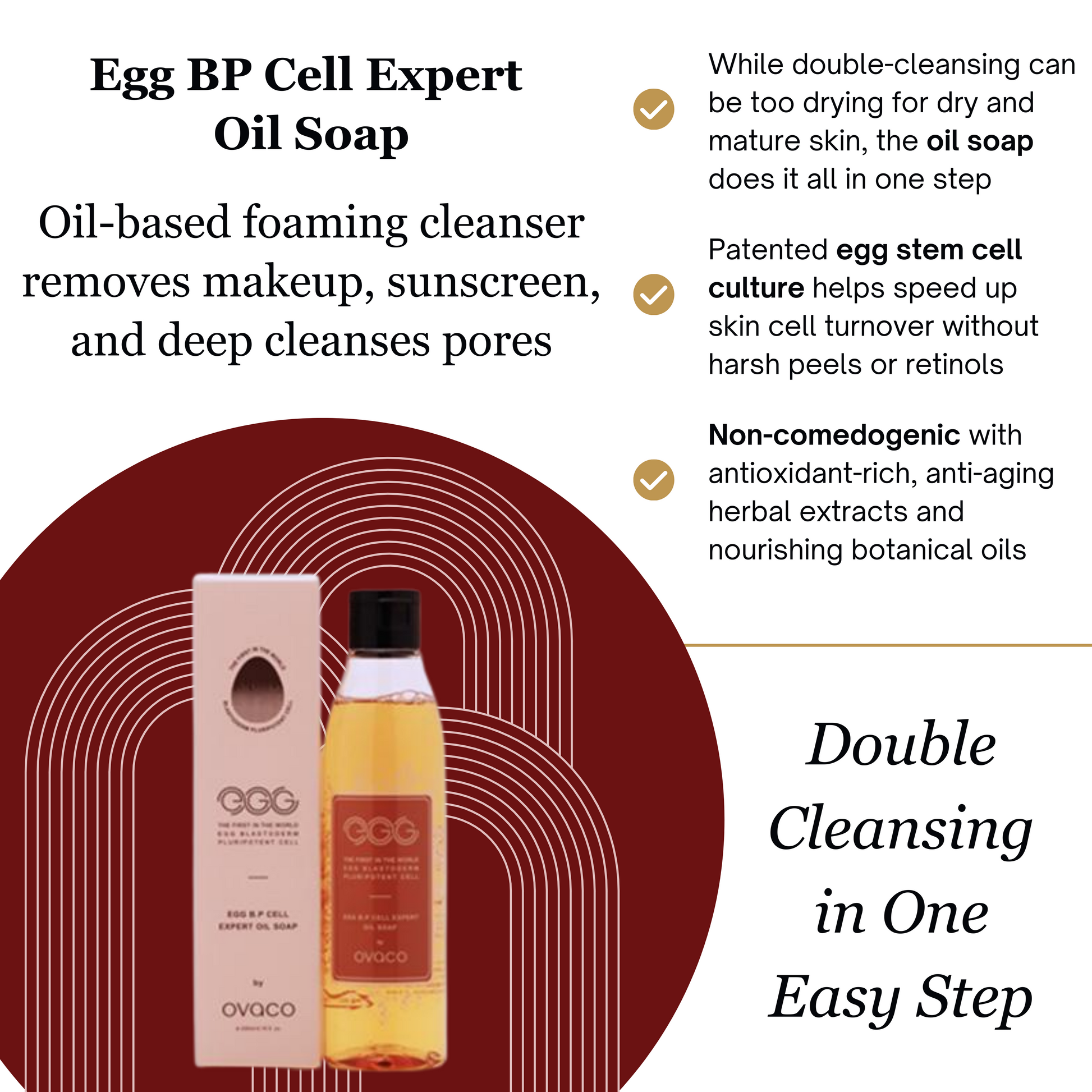 Egg BP Cell Expert Oil Soap Face Cleanser