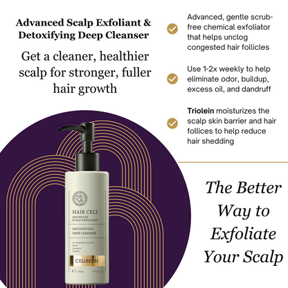 Hair Cell Advanced Scalp Exfoliant Detoxifying Deep Cleanser