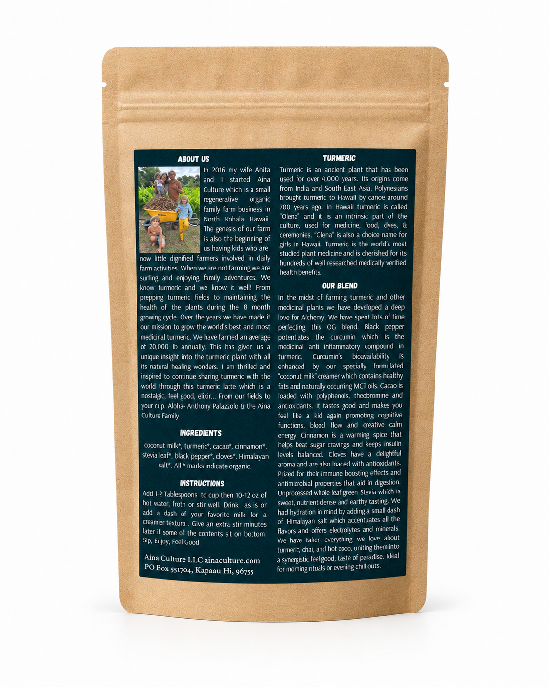 Organic Turmeric Elixir 23 servings