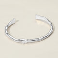 Sculptural Metal Organic Form Cuff Bracelet
