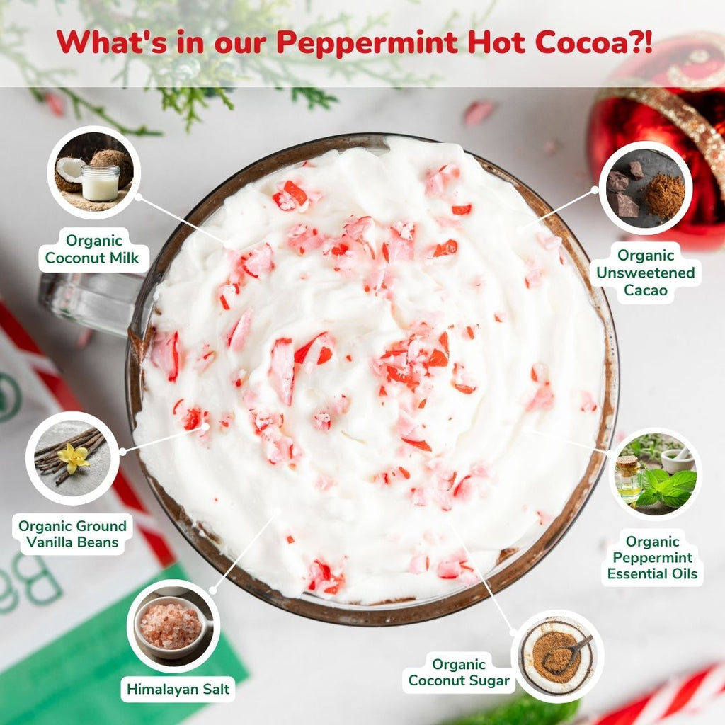 Organic, Dairy Free Peppermint Hot Cocoa Mix | 5lb Bulk Bag